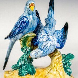 Porcelain Pair of STANGL Pottery Parakeets